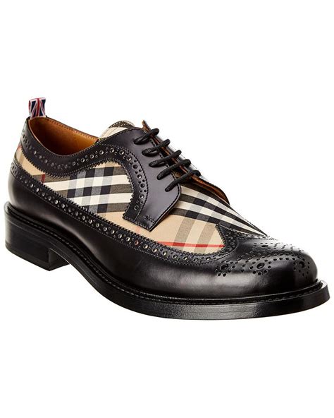 men burberry shoes|burberry men's wingtip shoes.